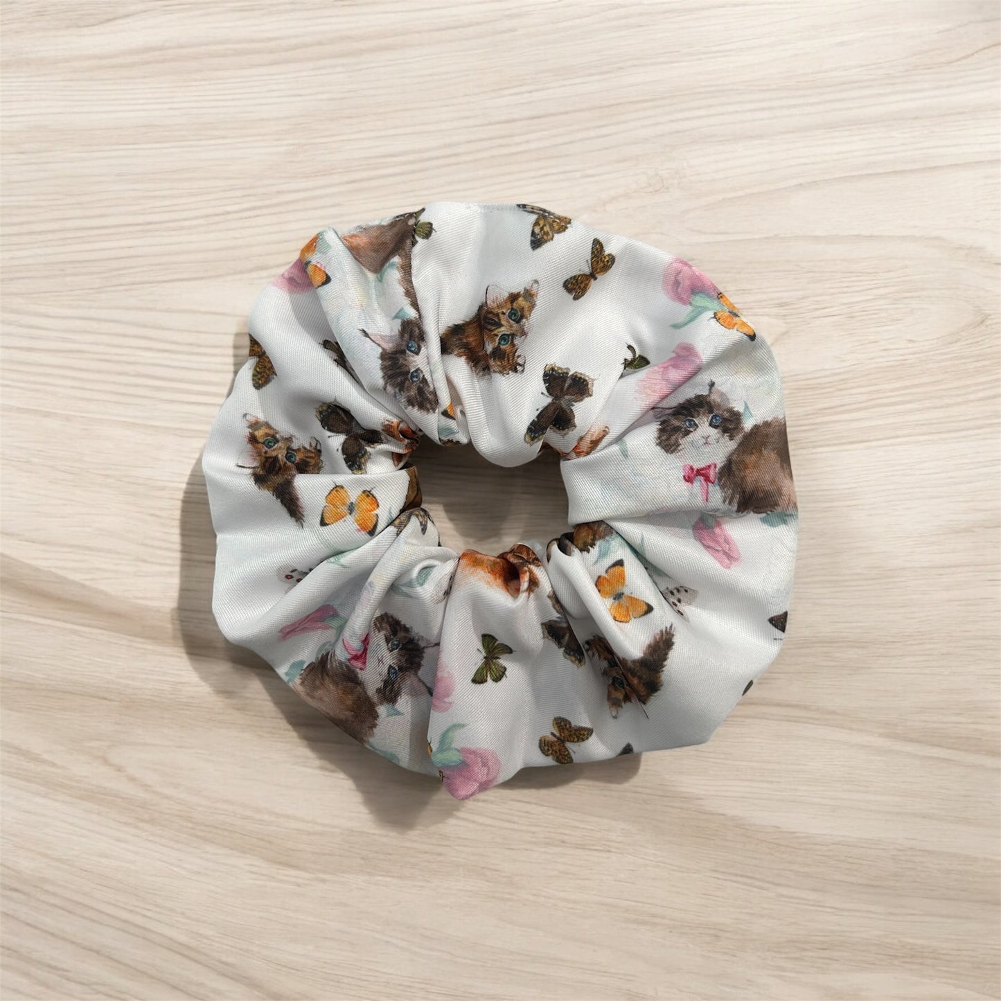 Pretty Kitty Butterfly Scrunchie